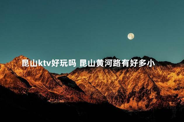 昆山ktv好玩吗 昆山黄河路有好多小ktv